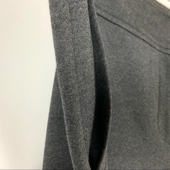 Eileen Fisher Milano Knit Slim Pants Small Gray - Picture 5 of 8